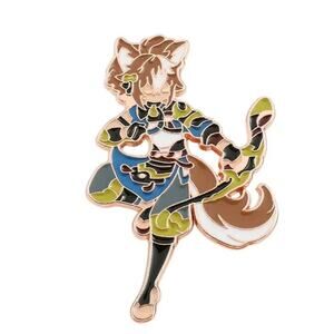 Genshin Impact Gorou Enameled Pin Brooch